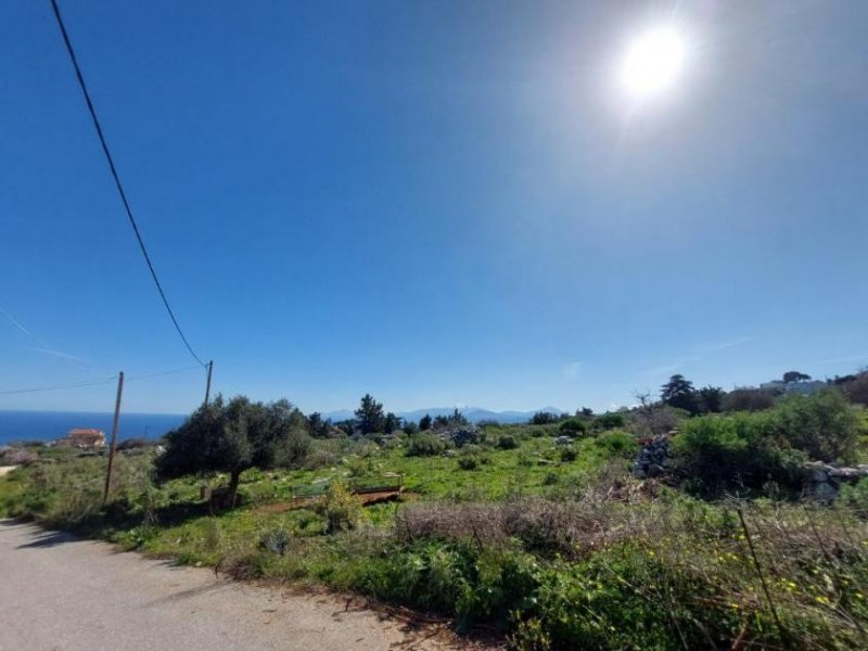 Kefalas Chania Kreta, Kefalas Chania: Atemberaubendes Grundstück mit Meerblick zum Verkauf Grundstück kaufen